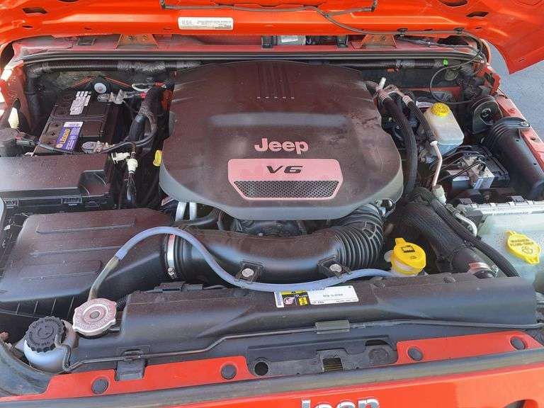 2015 Orange 4D Jeep Wrangler