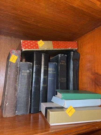 Assortment of Bibles and Biblical Books