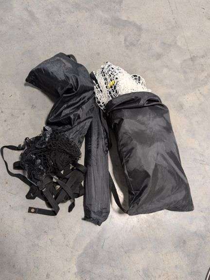 (2) golf ball catchers/rebounders with all parts