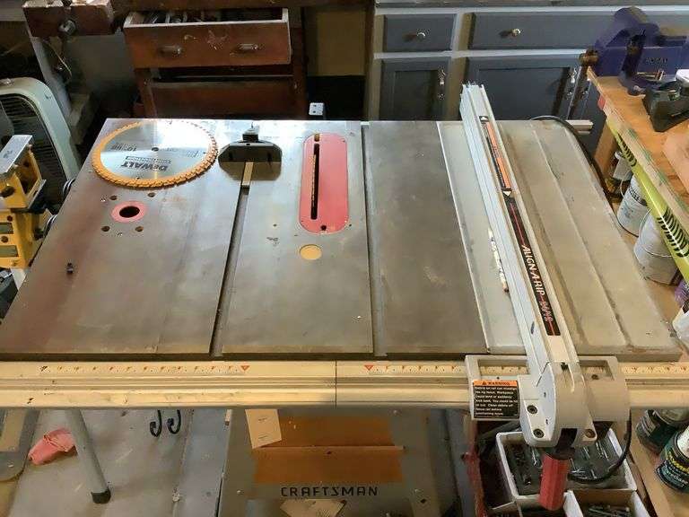 Craftsman 10” Table Saw on wheels