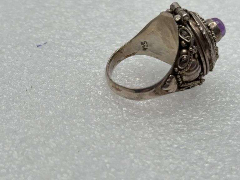 Unique 925 “Poison” Ring Size 6 3/4