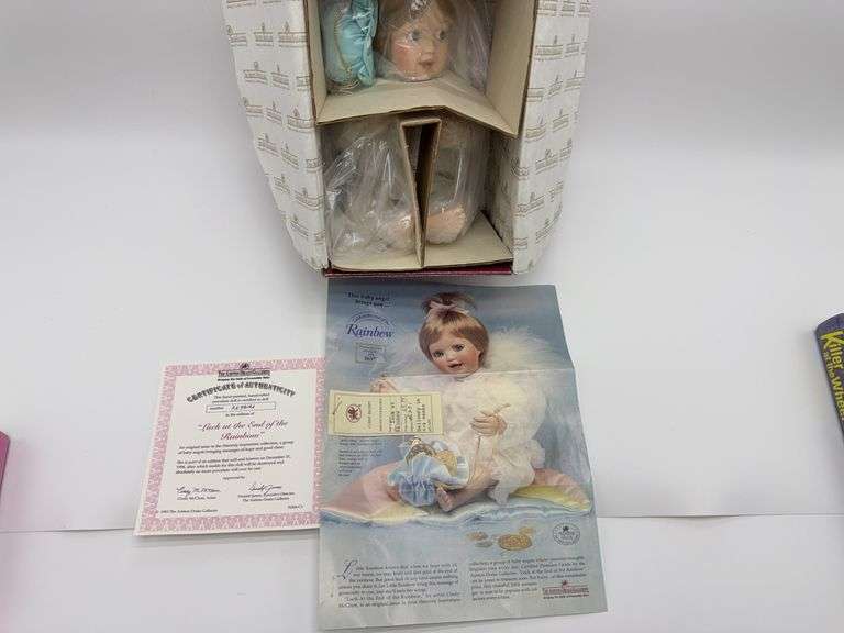 Ashton Drake Galleries Doll (Luck At the End of the Rainbow) With COA