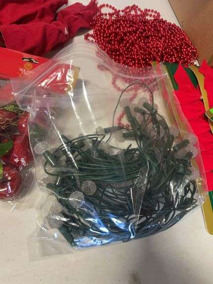 (2) boxes of Christmas items