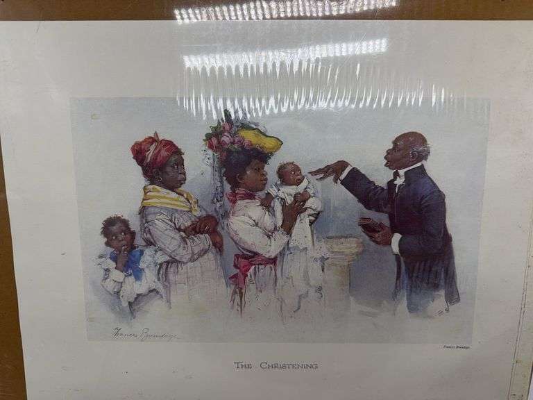 “The Christening “ Art Print 1987 by Frances Brundage 12” x 16”