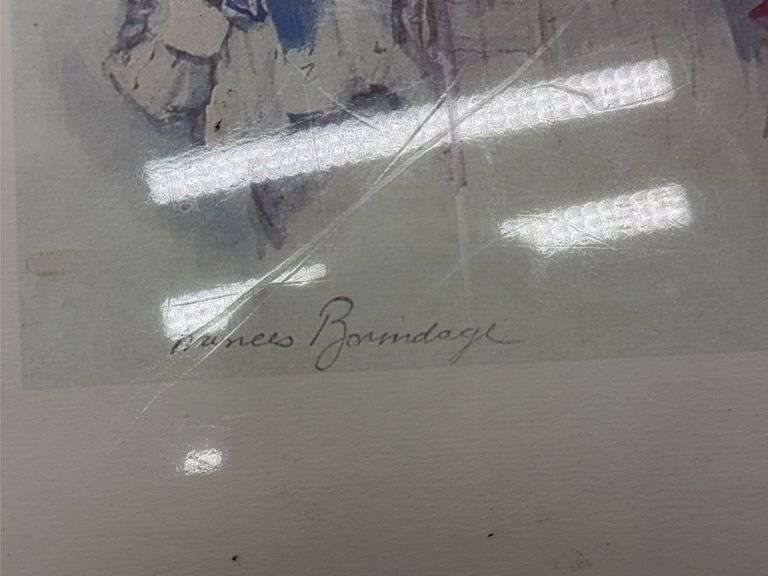 “The Christening “ Art Print 1987 by Frances Brundage 12” x 16”