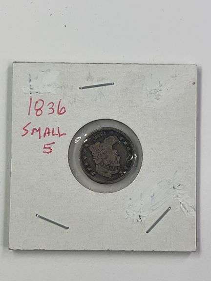 1836 Capped Bust Half Dime "Small 5"