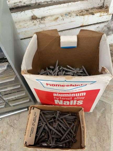 (2) fastener organizers & nails, screws & more