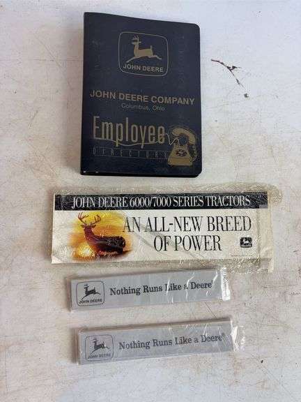 John Deere employee directory - Columbus, Ohio & small John Deere signs