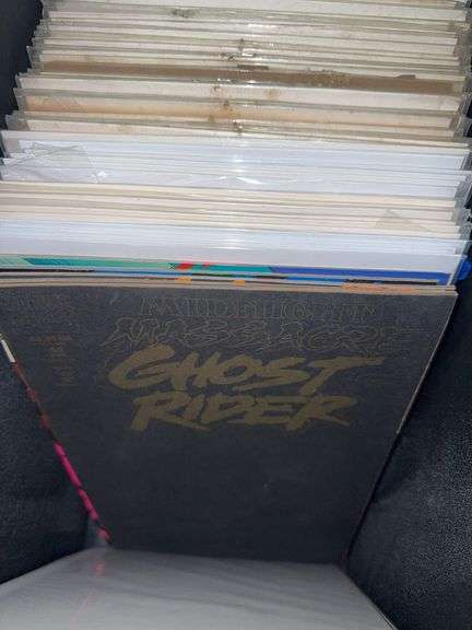 Large Assortment of Marvel Wolverine, Ghost Rider, and Spiderman Comics