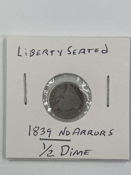 1839 Liberty Seated Half Dime