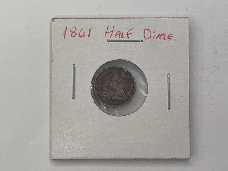 1861 Liberty Seated Half Dime
