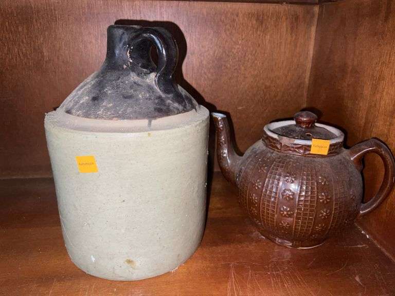 Stoneware Jug, Stone Decorative Tea Pot