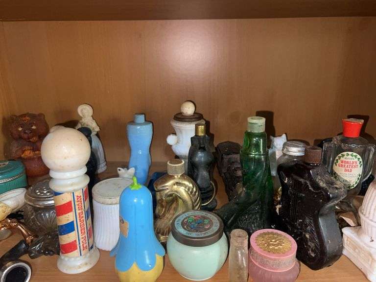 Contents of Shelf-Vintage Avon