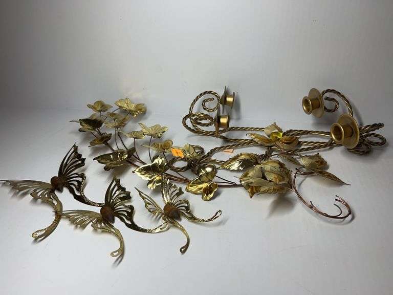 Assorted Brass Wall Decor