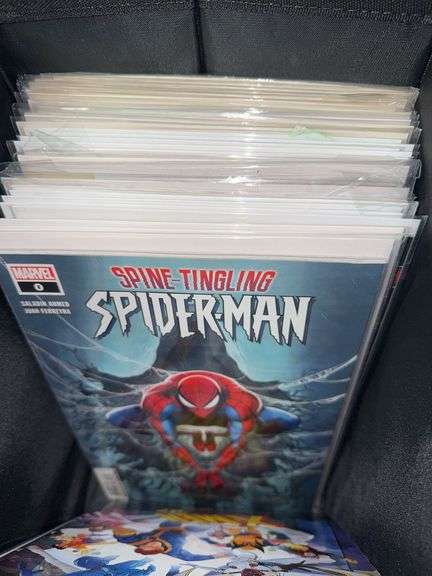 Large Assortment of Marvel Wolverine, Ghost Rider, and Spiderman Comics