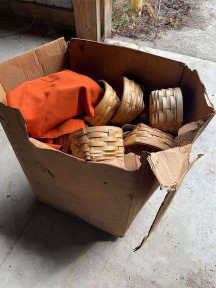Box of Royce Craft Baskets