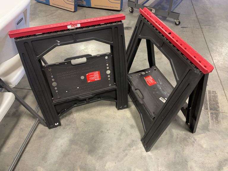 (2) Skil work stands