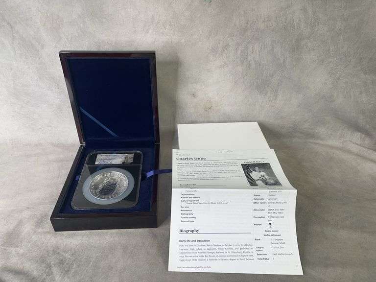 2019 Apollo 11 50th Anniversary 5 Ounce Commemorative Dollar, First Release