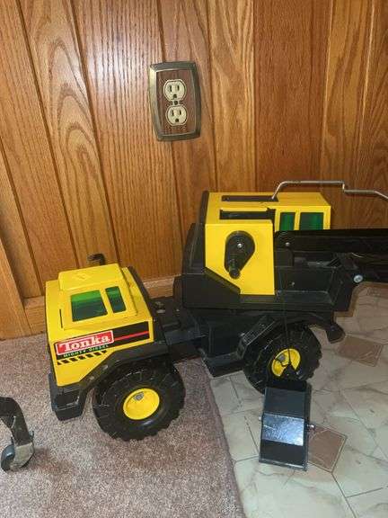 Vintage Tonka Mighty Diesel Crane Toy Truck