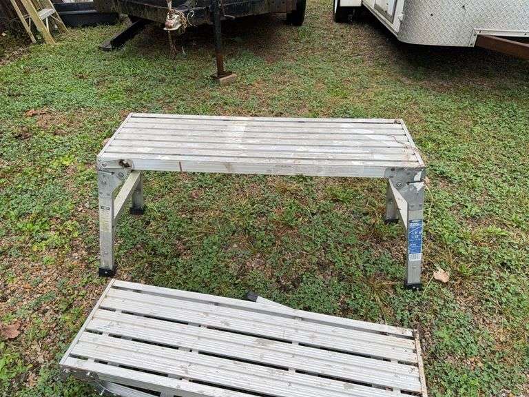 (2) 3 Ft. Werner Work Planks
