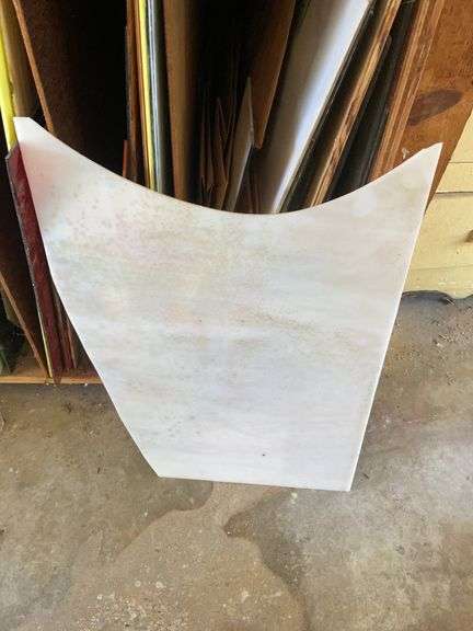 Large amount of stained glass pieces - large pieces are 24x26