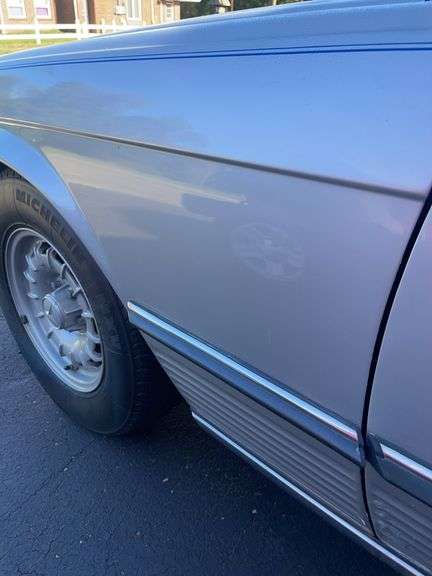 1980 Silver 2D 450SL Mercedes Benz