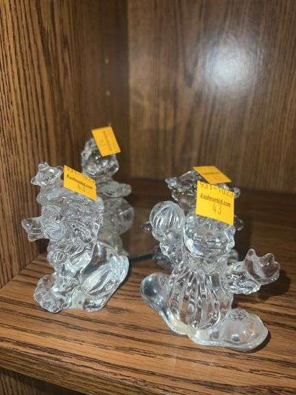 Princess House Lead Crystal Figurines
