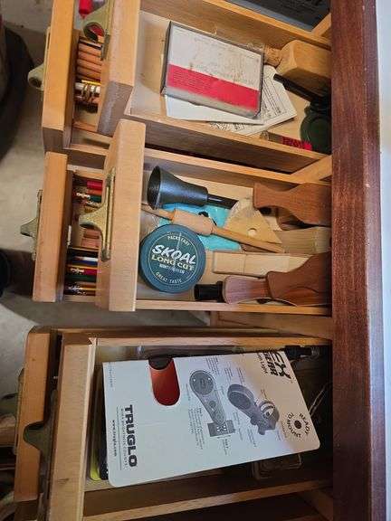 Organizer drawer cabinet and contents ( top not included)