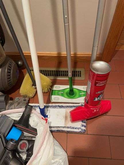 Dyson sweeper, Swiffer sweeper, and more