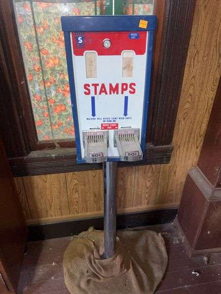 Vintage Shipman Postage Stamp Vending Machine