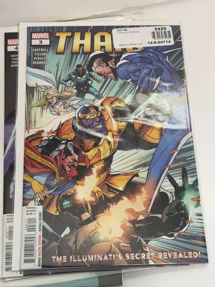 (17) Marvel Comics (Includes The Infinity Gauntlet, Thanos, The Eternals, and Black Knight)