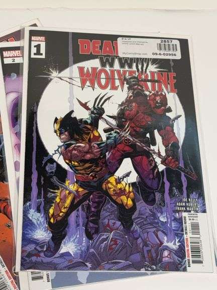 (3) Marvel Deadpool Comics and (3) Marvel Deadpool & Wolverine Comics
