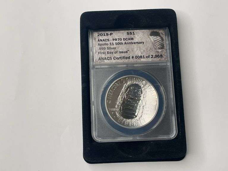 2019-P Apollo 11 50th Anniversary First Day of Issue Silver Piece