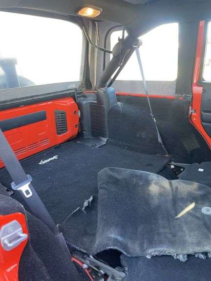 2015 Orange 4D Jeep Wrangler