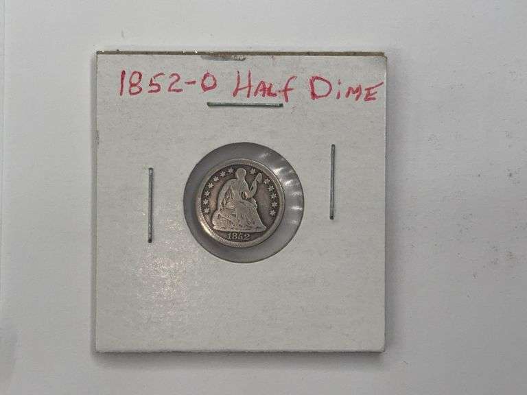 1852-O Liberty Seated Half Dime