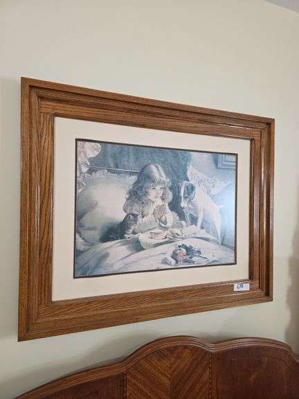 Oak Framed wall hanging