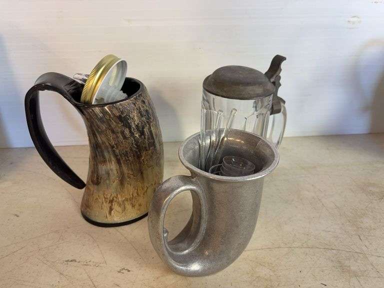 Glass jugs, apple slicer, and more