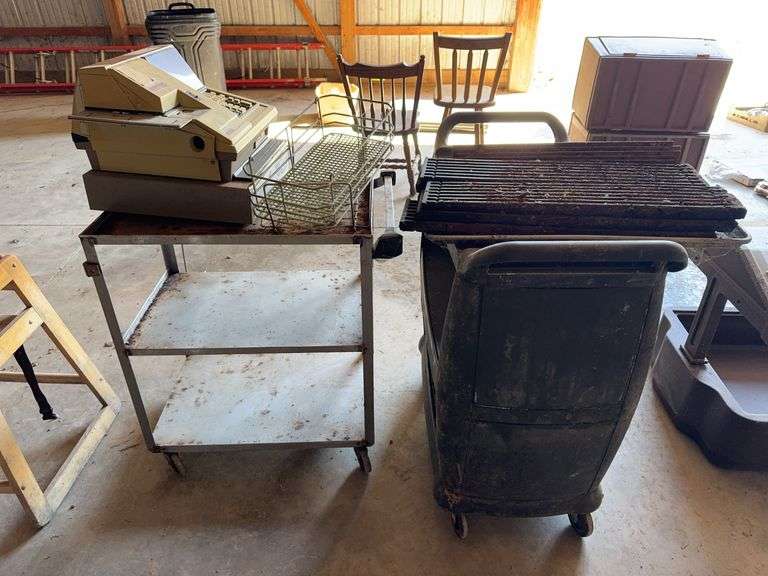 Metal and Plastic Carts and other misc.