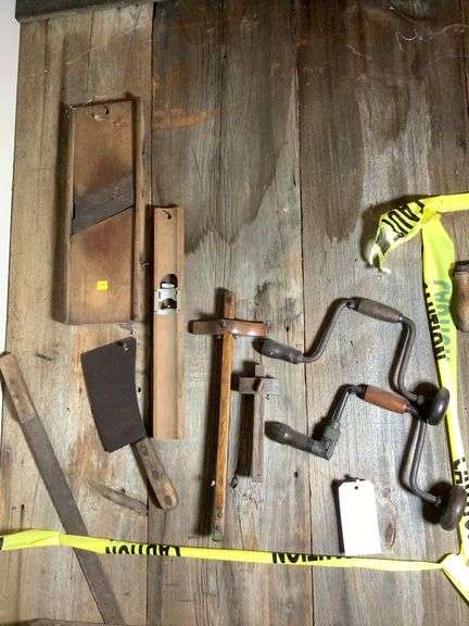 Meat Cleaver, Corn Cutter, Slaw Cutter, Wooden Gauges, Braces