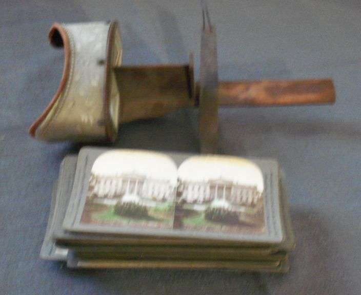 ANTIQUE VIEW MASTER AND CARDS