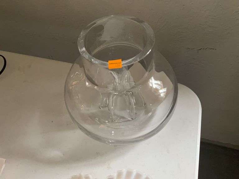 CRYSTAL SWEDEN SIGNED, 10"