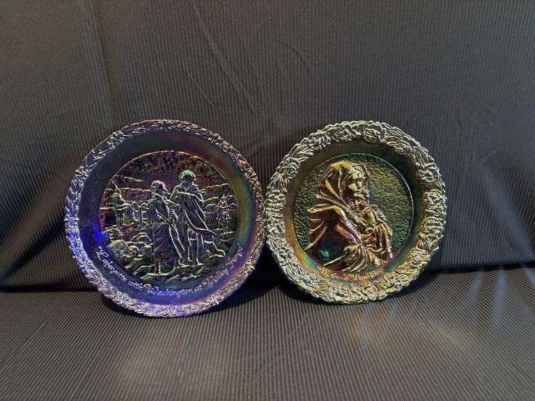 Fenton Valley Forge Plate & Mother's Day Plate