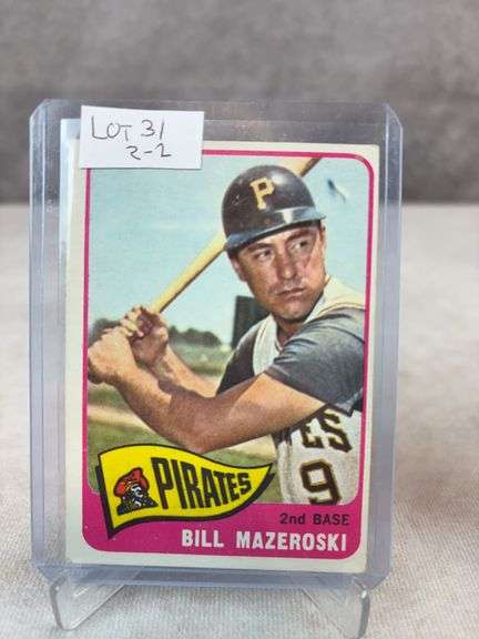 Bill Mazeroski - Topps 1959 #415 and 1965 #95 - Both EX+