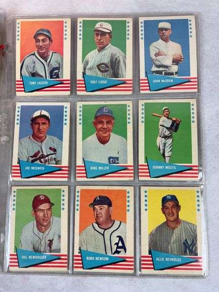 1961 Fleer BB 25 Card Lot  Vg - to EXMT - Some Pin Holes