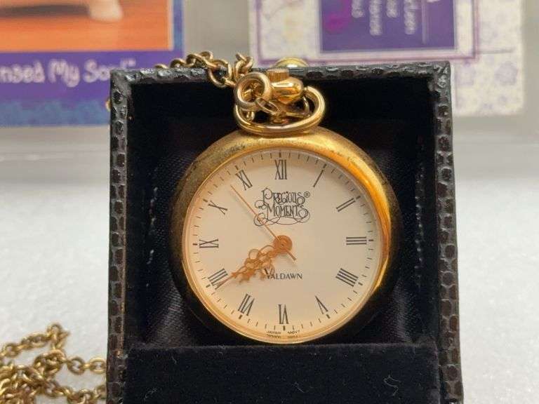 Precious Moments Necklace Watch & Collector Cards