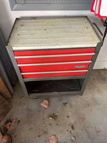 Craftsmen tool chest w/ some tools - 26x17x32