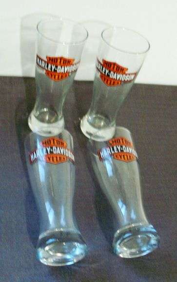 HARLEY DAVIDSON PILSNER GLASSES