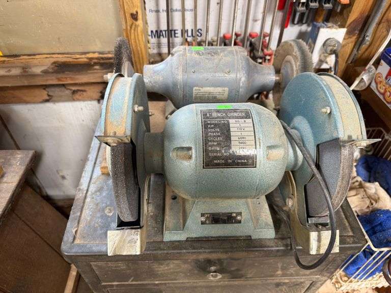 (2) Electric Bench Grinders