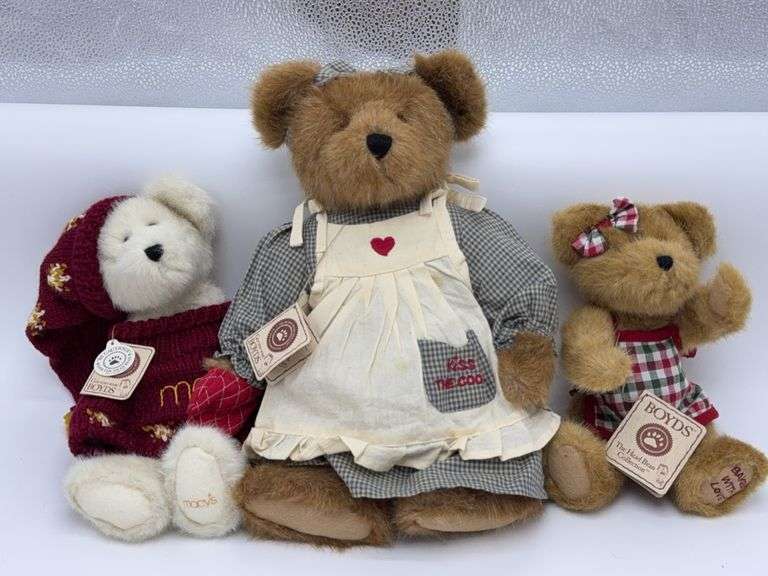 3 Sweet Boyds Bears