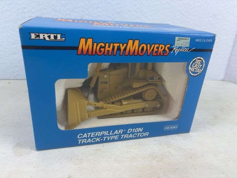 Ertl Mighty Movers Caterpillar D10N Track Type Tractor , 1:50 Scale